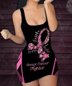 Breast Cancer Awareness Butterfly 3D Bodycon Dress