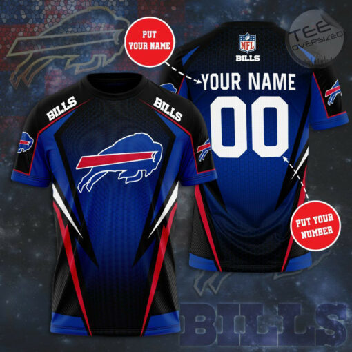 Buffalo Bills 3D T shirt Black