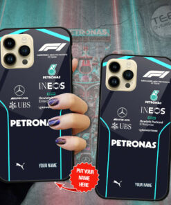Personalized Mercedes AMG Petronas F1 phone case OVS30923S4A