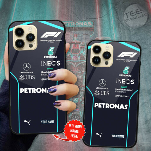 Personalized Mercedes AMG Petronas F1 phone case OVS30923S4A