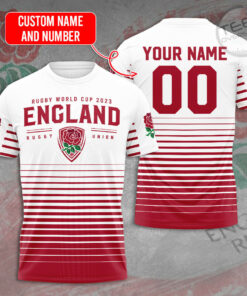 Personalized Rugby World Cup x England T shirt OVS13923S2