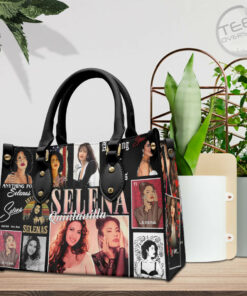 Selena Quintanilla Leather Handbag OVS22923S1 Black