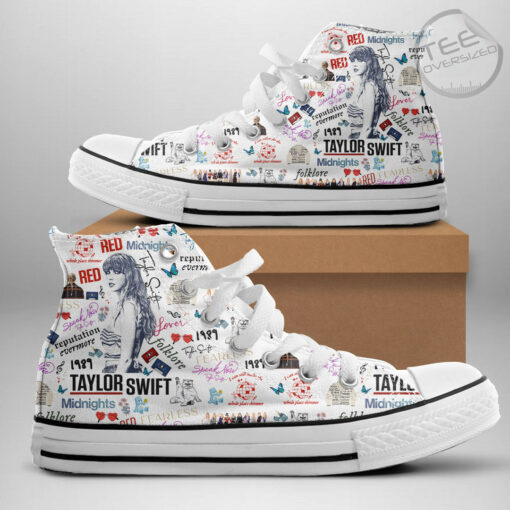 Taylor Swift High Top Canvas Shoe OVS08923S1 Design 1