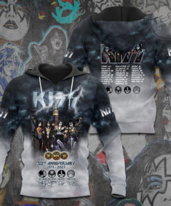 50th Anniversary Kiss Band Hoodie OVS221123S3