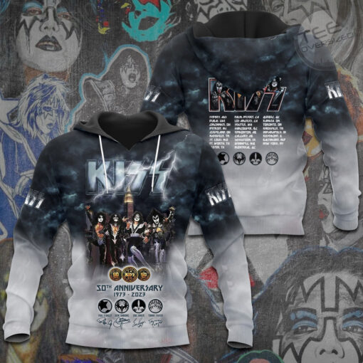 50th Anniversary Kiss Band Hoodie OVS221123S3