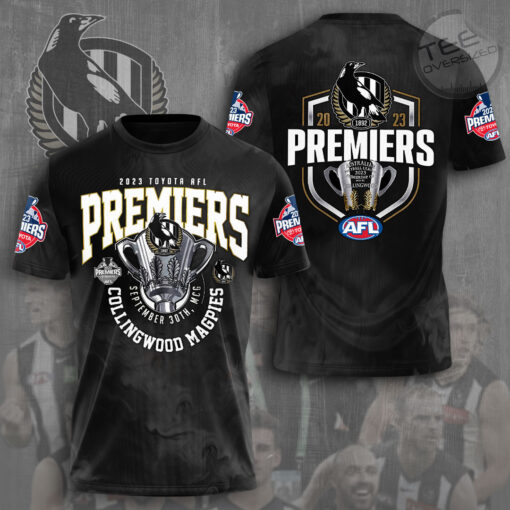 AFL Premiers Collingwood FC T shirt OVS271023S4