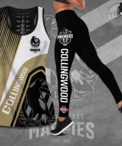 AFL Premiers Collingwood FC Tank Top Leggings set OVS271023S2