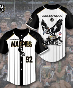 AFL Premiers Collingwood FC baseball jersey OVS031123S2