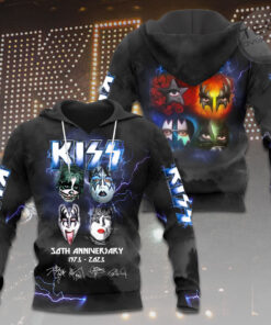 Kiss Band 50TH Anniversary Hoodie OVS131123S2