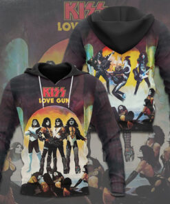 Kiss Band Love Gun Hoodie OVS111023S3