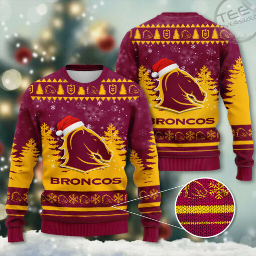 Brisbane Broncos Ugly Christmas Sweater OVS0124T