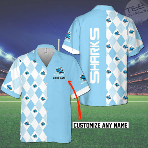 Personalized Cronulla Sutherland Sharks Hawaiian Shirt OVS0124J