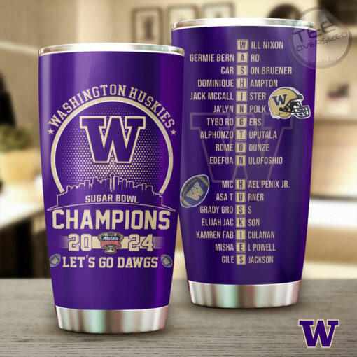 Washington Huskies Football Tumbler Cup OVS0124SR