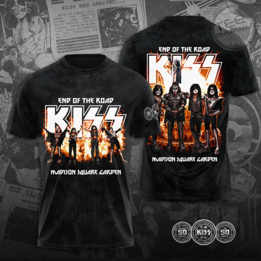 Kiss Madison Square Garden Black T shirt OVS0324SR