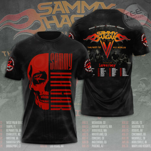 Sammy Hagar 2024 Tour T shirt OVS0324L