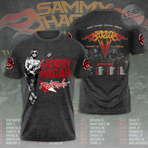 Sammy Hagar Gray T shirt OVS0324SI