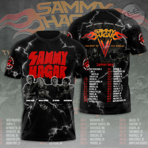 Sammy Hagar Loverboy T shirt OVS0324H