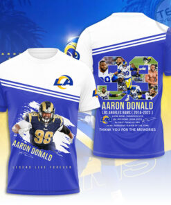 Aaron Donald X Los Angeles Rams T shirt OVS0424ZM