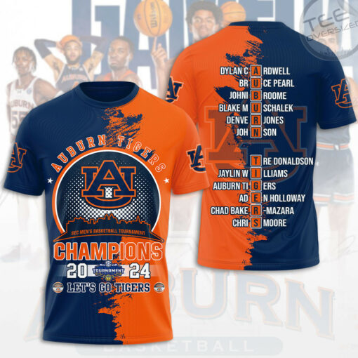 Auburn Tigers Lets Go T shirt OVS0424ZE