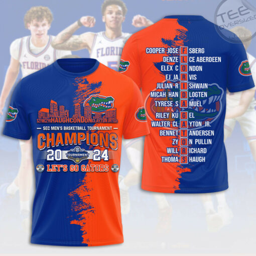 Florida Gators Mens Basketball T shirt OVS0424K