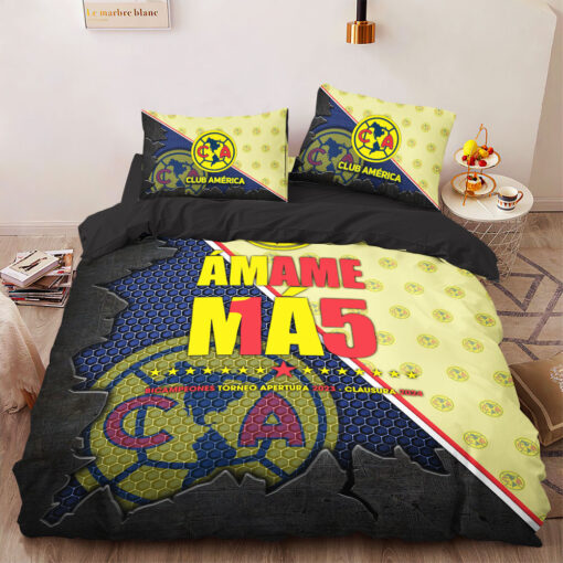Club Amrica bedding set duvet cover pillow shams OVS0624SS