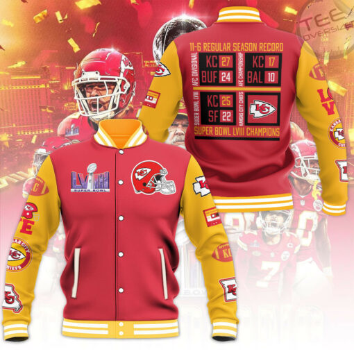 Kansas City Chiefs Super Bowl varsity jacket OVS0524ZD