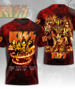 Kiss Band T shirt OVS0424SZ