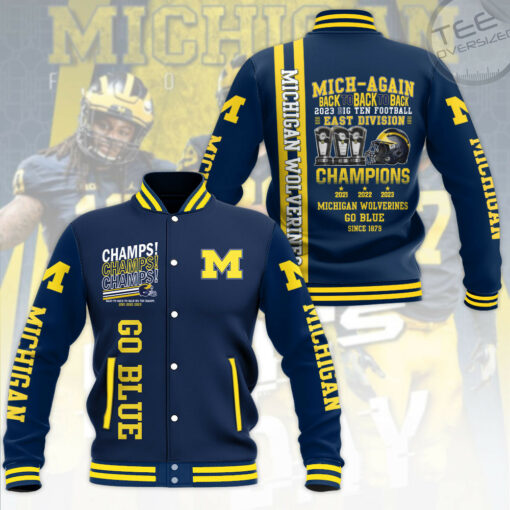 Michigan Wolverines Football varsity jacket OVS0524Y