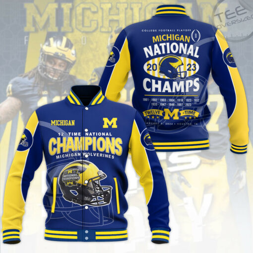 Michigan Wolverines Football varsity jacket OVS0524ZJ