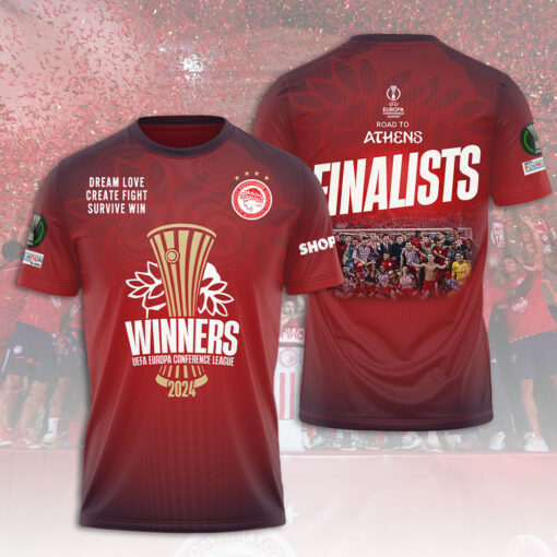 Olympiacos FC Road To Athena T shirt OVS0624ZE