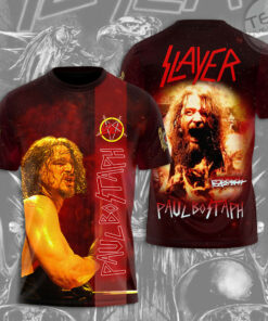 Paul Bostaph X Slayer T shirt OVS0524G