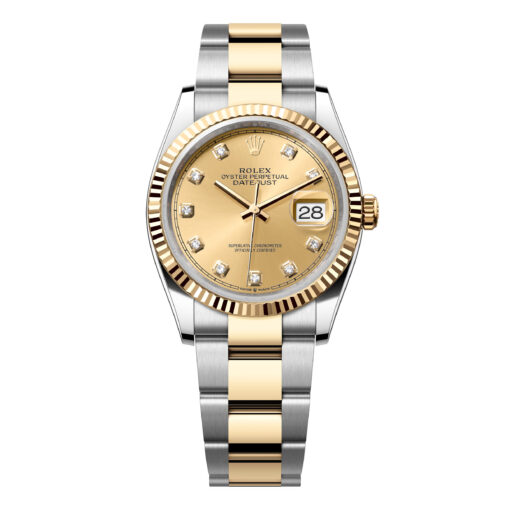 Rolex Datejust Watch M126233 0018 Yellow Gold Rolex Women Watches