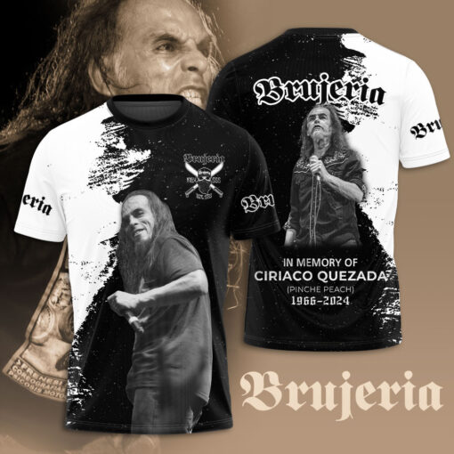 Brujeria X Ciriaco Quezada T shirt OVS0724ZC