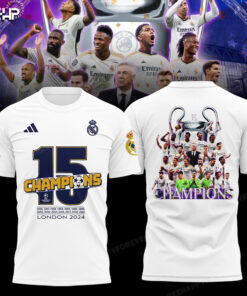 Real Madrid 15 Champions T shirt OVS0724Y