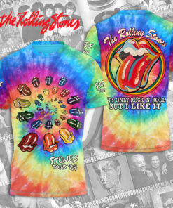 The Rolling Stones Tie Dye T shirt OVS0724ZS