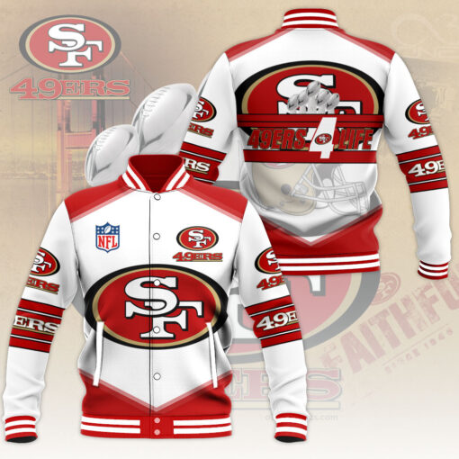 49ers varsity jacket OVS0824ZP