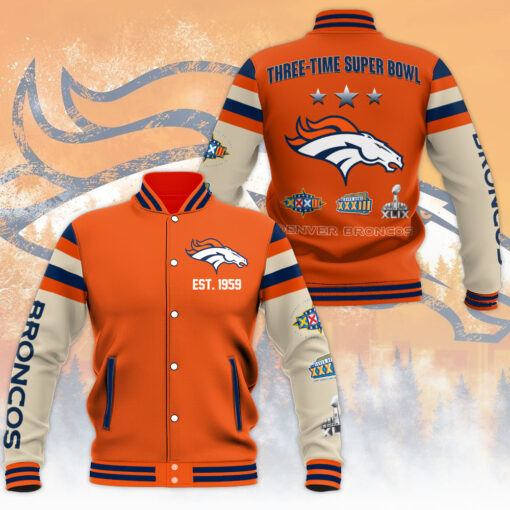 Denver Broncos varsity jacket OVS0824ZH