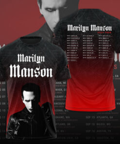 Marilyn Manson 2024 Tour T shirt OVS0824SC