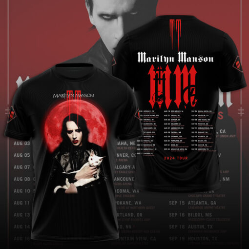 Marilyn Manson T shirt OVS0824SA