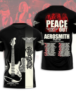 Peace Out Aerosmith T shirt OVS0824M