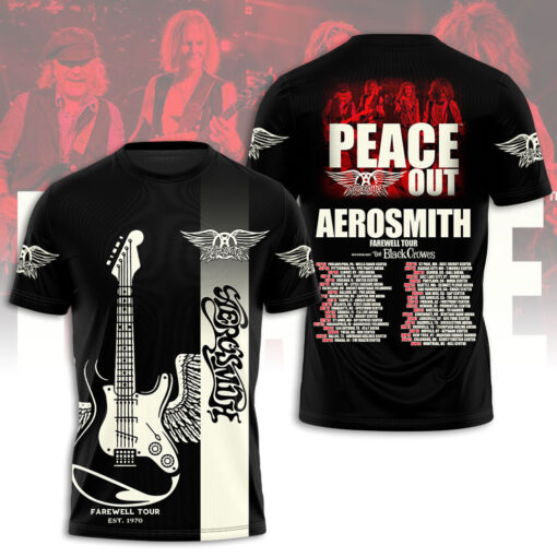 Peace Out Aerosmith T shirt OVS0824M