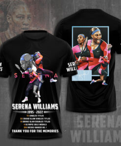 Serena Williams Black T shirt OVS0824T