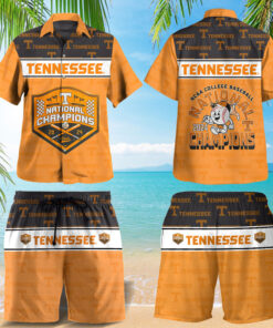 Tennessee Volunteers Baseball Hawaiian Shirt Hawaiian Shorts OVS0824ZI