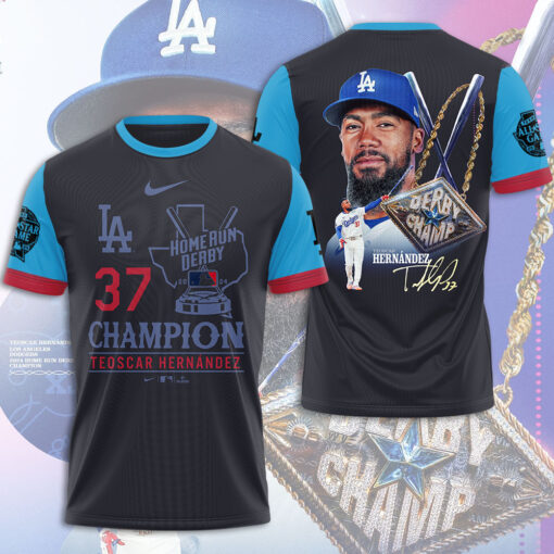 Teoscar Hernandez x Los Angeles Dodgers T shirt OVS0824C