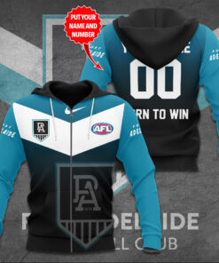 Customized Port Adelaide FC Zip up Hoodie OVS0924SE