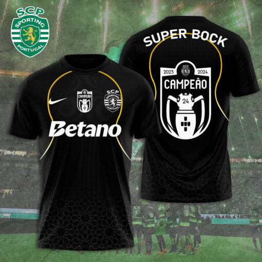 Sporting CP Black T shirt OVS0924G