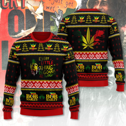 Bob Marley ugly christmas sweater OVS1024SS