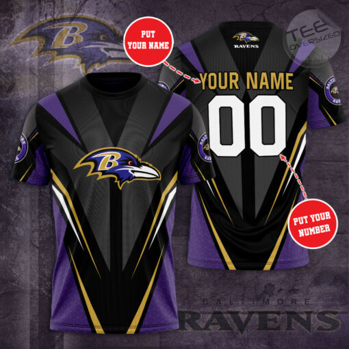Baltimore Ravens 3D T shirt
