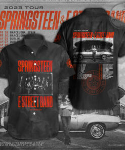 Bruce Springsteen short sleeve dress shirts OVS20723S3