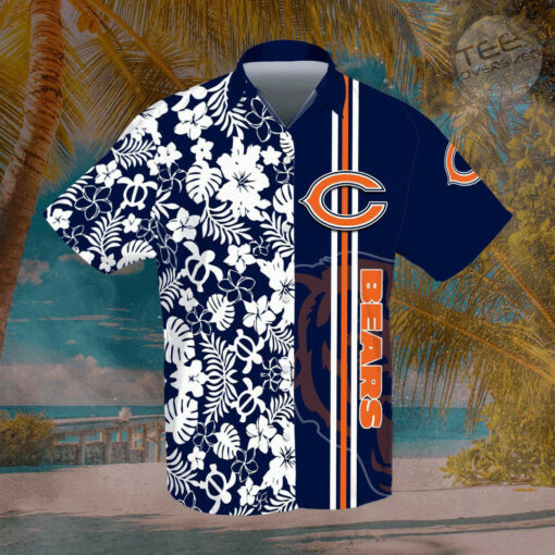 Chicago Bears 3D Hawaiian Shirt Hawaiian Shorts 01